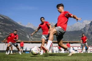 jashari in allenamento