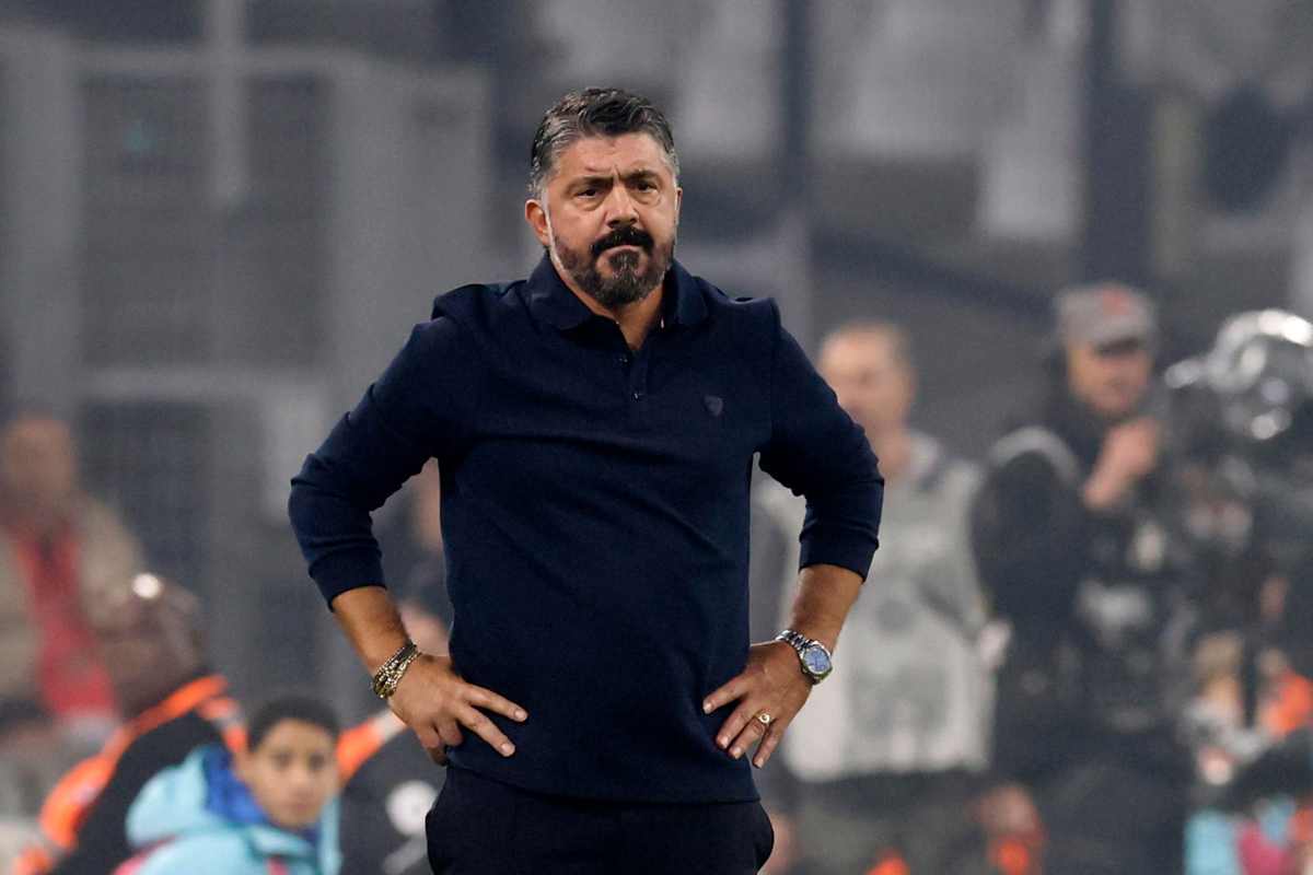 Gennaro Gattuso infastidito